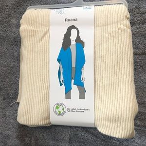 🌺🌼NWT Time and Tru Ruana Ribbed Multi-Wear Wrap